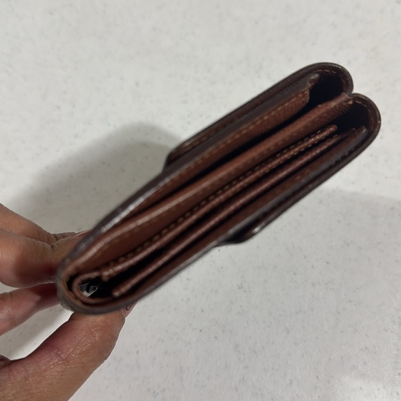 Louis Vuitton Trifold Monogram Brown Wallet Vintage Authentic - Picture 4 of 15